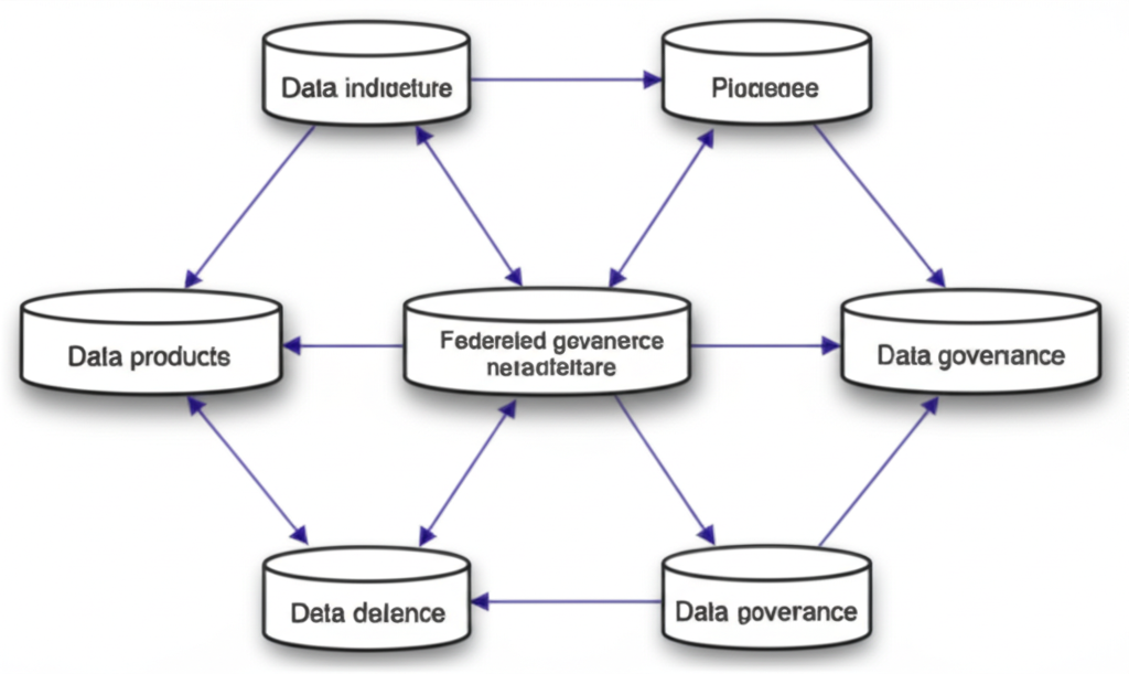 Data mesh architecture diagram